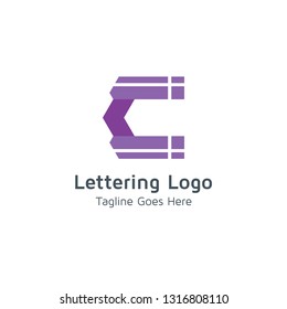 Lettering C Vector