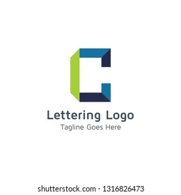 Lettering C Vector