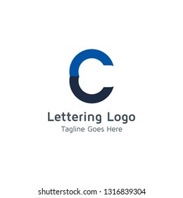 Lettering C Vector