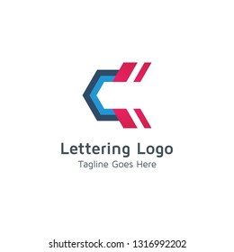 Lettering C Vector