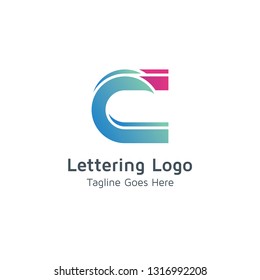 Lettering C Vector