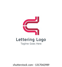 Lettering C Vector