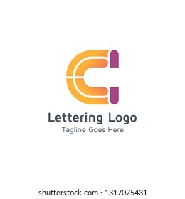 Lettering C Vector