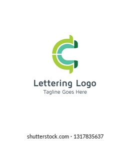 Lettering C Vector