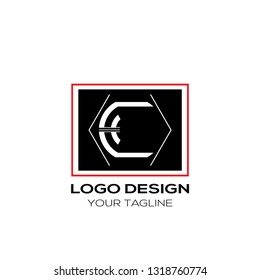 
Lettering C Vector. Letter C Logo Design Vector Template
