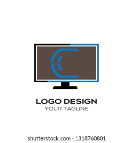 
Lettering C Vector. Letter C Logo Design Vector Template