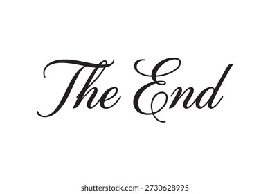 Caligrafía de letras del final