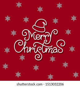 
Сhristmas lettering for cards, patterns, paper, banner, poster