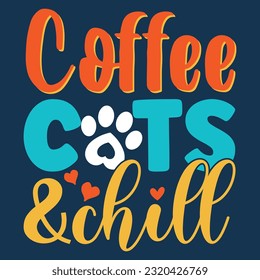 Lettering Cat Lovers Poster Vector
