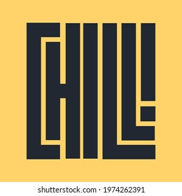 Chill out logo Images, Stock Photos & Vectors | Shutterstock