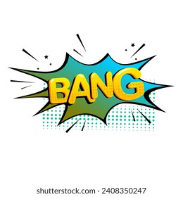Leer ilustración del logotipo de la estrella de la explosión de historietas
