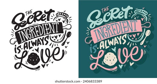 Lettering cute print postcard. T-shirt design, mug print, lettering art poster, fashion sticker.