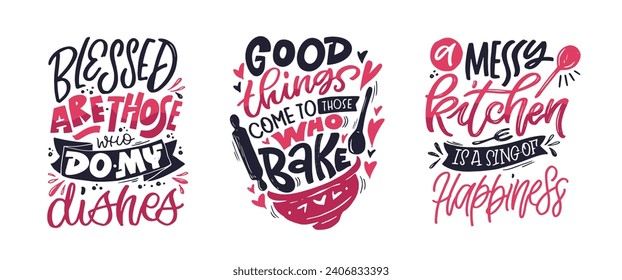 Lettering cute print postcard. T-shirt design, mug print, lettering art poster, fashion sticker.