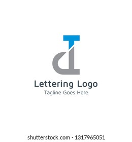 Lettering D Vector