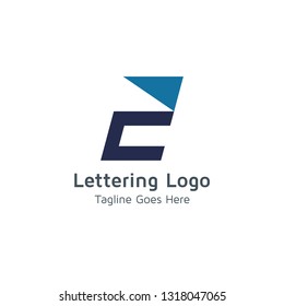 Lettering E Vector