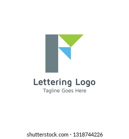 Lettering F Vector