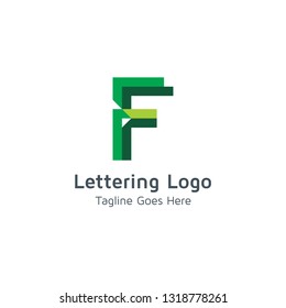 Lettering F Vector