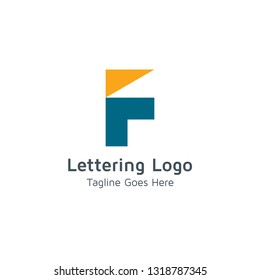 Lettering F Vector