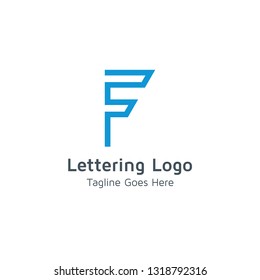 Lettering F Vector