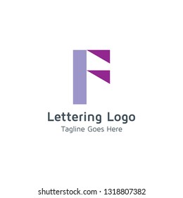 Lettering F Vector