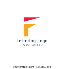 Lettering F Vector