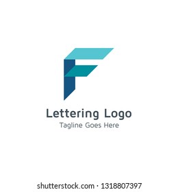 Lettering F Vector