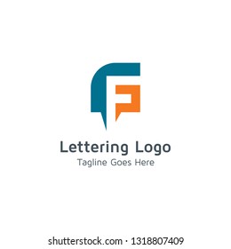 Lettering F Vector