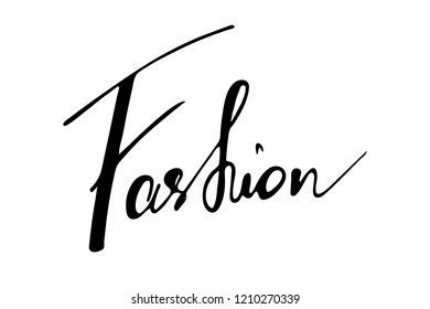 [Lettering] Fashion handwriting