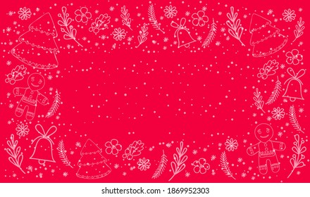 Lettering for fashionable cover designs for new year and Christmas holidays. Christmas invitation template with magic glitter movement 3d images