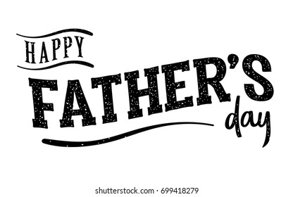 lettering father's day vector