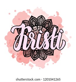 7 Kristi name Images, Stock Photos & Vectors | Shutterstock