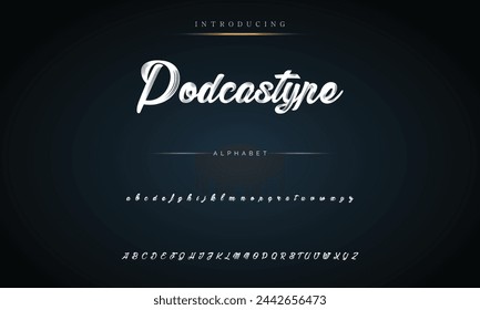 Lettering font isolated on background. Texture alphabet in street art and graffiti style. Grunge and dirty effect.  Vector brush letters.