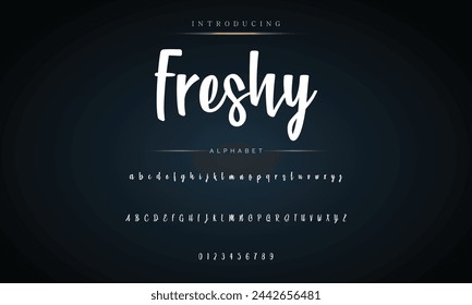 Letra de fuente aislada en el fondo. Alfabeto texturizado en estilo street art y graffiti. Grunge y efecto sucio.  Letras de pincel vectorial.