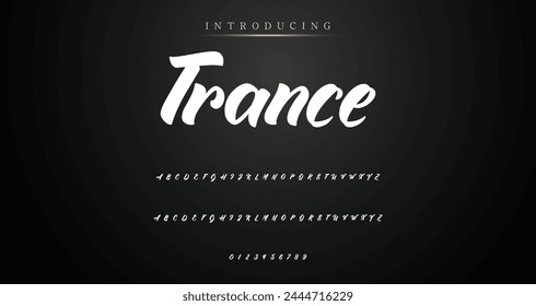 Lettering font isolated on background. Texture alphabet in street art and graffiti style. Grunge and dirty effect.  Vector brush letters.