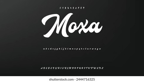 Letra de fuente aislada en el fondo. Alfabeto texturizado en estilo street art y graffiti. Grunge y efecto sucio.  Letras de pincel de Vector.
