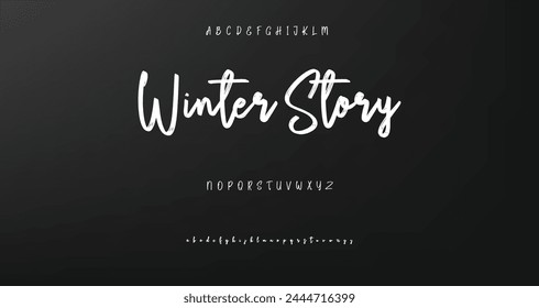 Lettering font isolated on background. Texture alphabet in street art and graffiti style. Grunge and dirty effect.  Vector brush letters.
