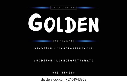 Lettering font isolated on black background. Texture alphabet in street art and graffiti style. Grunge and dirty effect.  Vector brush letters.
