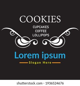 Lettering Foog Logo Design Vector