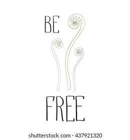 lettering freedom quote