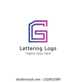 Lettering G Vector