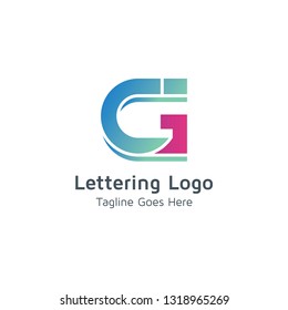 Lettering G Vector