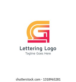 Lettering G Vector