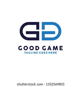 Lettering G&G Logo / Flat Icon / Company Symbol Design Inspiration