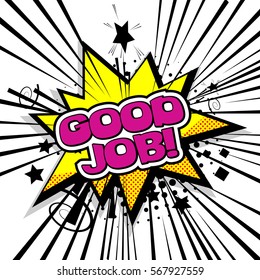 Good Job Sticker Images, Stock Photos & Vectors | Shutterstock