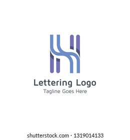 Lettering H Vector