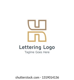 Lettering H Vector