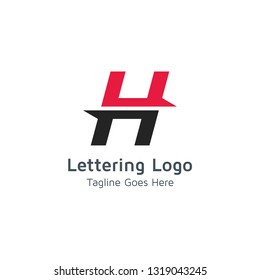 Lettering H Vector