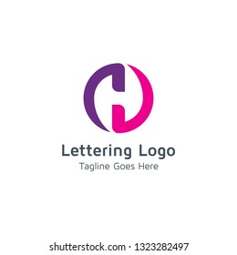 Lettering H Vector