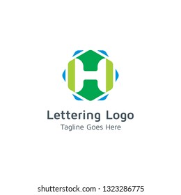 Lettering H Vector