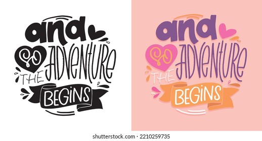Lettering hand drawn slogan. Funny quote for blog, poster and print design. Modern calligraphy text. 